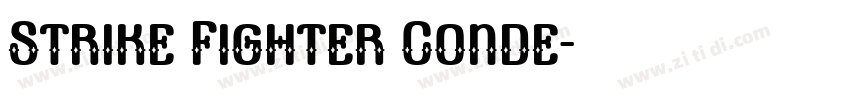 Strike Fighter Conde字体转换
